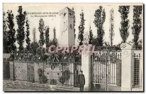 Champigny sur marne Cartes postales Le monument 1870 1871 guerre