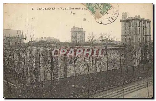 Vincennes Cartes postales Vue d&#39ensemble du chateau