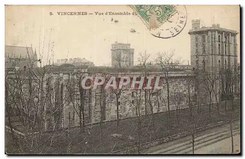 Vincennes Cartes postales Vue d'ensemble du chateau