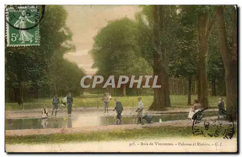 Bois de Vincennes Cartes postales Pelouse et riviere