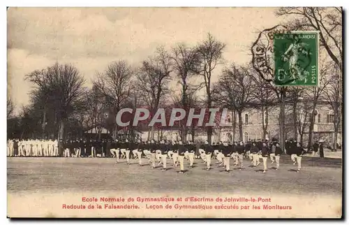 Ecole normale de gymnastique et d&#39escrime de Joinville le pont Cartes postales Redoute de la Faisanderie Leco