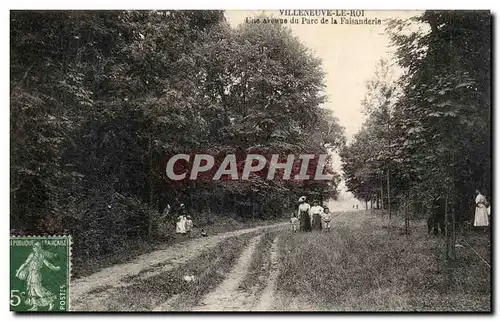 Villeneuve le Roi Cartes postales Une avenue du parc de la faisanderie