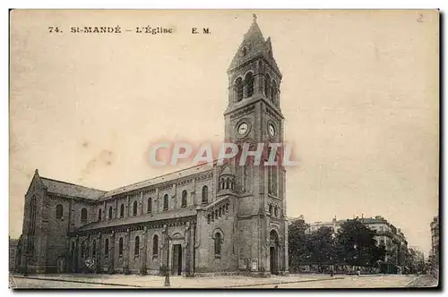 Saint Mande Cartes postales L&#39eglise