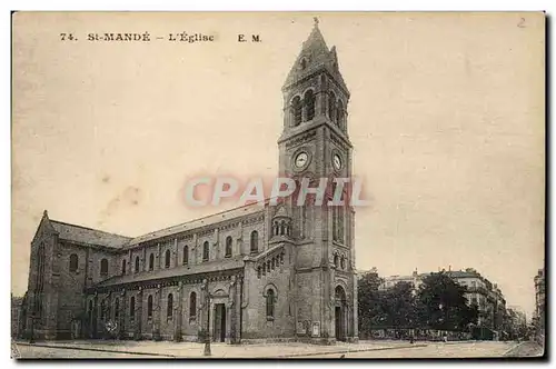 Saint Mande Cartes postales L'eglise