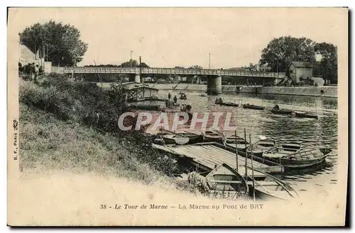 Cartes postales LE Tour de marne La Marne au pont de Bry