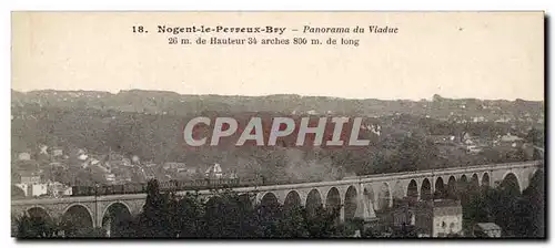 Nogent le Perreux Bry Cartes postales Panorama du viaduc