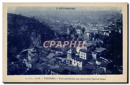 Thiers Cartes postales Vue generale du quartier Saint Jean