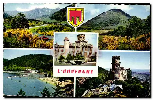 Auvergne Ansichtskarte AK Le SAncy Le Puy d Dome la lac Chambon Chateau de Tournoet