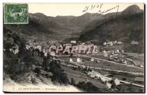 Cartes postales Auvergne Le Mont Dore panorama