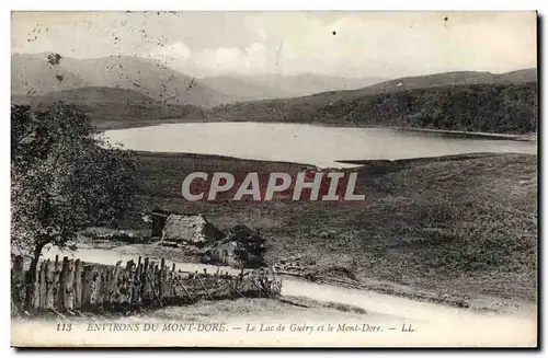 Cartes postales Auvergne Environs du Mont Dore Le alc de Guery et le mont Dore