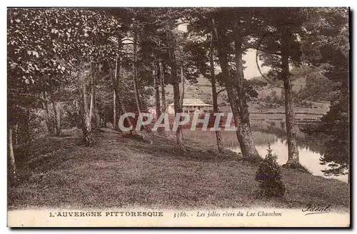 Ansichtskarte AK Auvergne Les jolies rives du lac Chambon