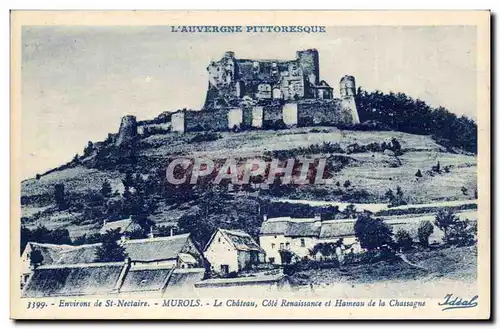 Cartes postales Auvergne Environs de St Nectaire Mirols le chateau Cote Renaissance et hameau de la Chassagne