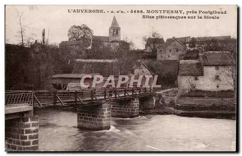 Ansichtskarte AK Auvergne Montfermy pres pontgibaud Sites pittoresques sur la Sioule