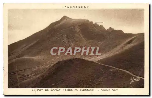 Cartes postales Auvergne Le Puy de Sancy Aspect nord