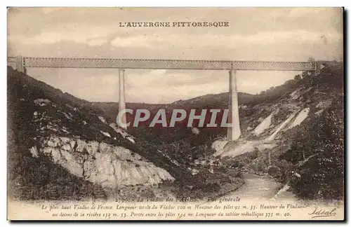 Auvergne Cartes postales Le viaduc des Fades