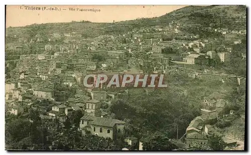 Auvergne Ansichtskarte AK Thiers Vue panoramique