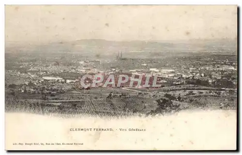 Auvergne Cartes postales Clermont Ferrand Vue generale