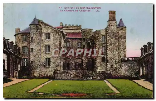 chatelguyon - Le Chateau de Chazeran - Cartes postales