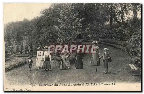 Royat - Interieur du Parc Bargoin - Ansichtskarte AK