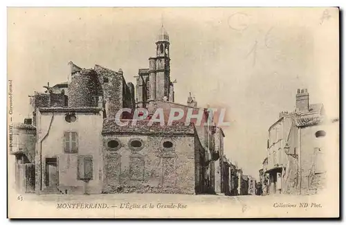 Montferrand - L&#39Eglise et la Grande Rue - Cartes postales