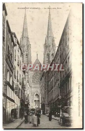 Clermont Ferrand - La Rue des Gras - Cartes postales