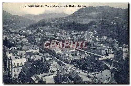 La Bourboule - Vue Generale prise du Rocher des fees - Ansichtskarte AK