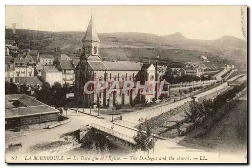 La Bourboule - Le Dordogne et l&#39Eglise - Cartes postales