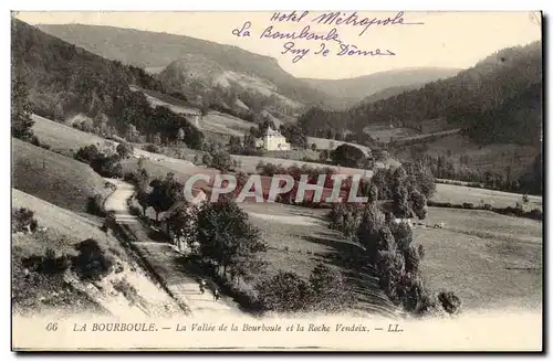 La Bourboule - La Vallee de la Bourboule et la Roches Vendeix - Ansichtskarte AK