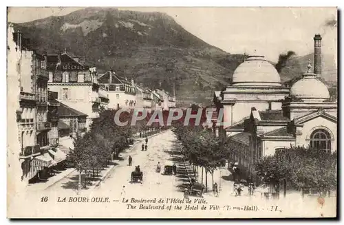 La Bourboule - Le Boulevard de L&#39Hotel de Ville - Cartes postales