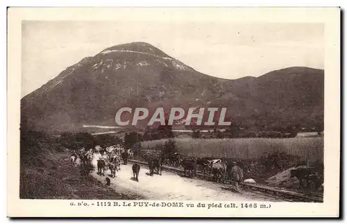 Puy de Dome - vu du pied alt 1465 - Ansichtskarte AK