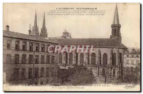 Clermont Ferrand et le Lycee Blaise Pascal - Ansichtskarte AK