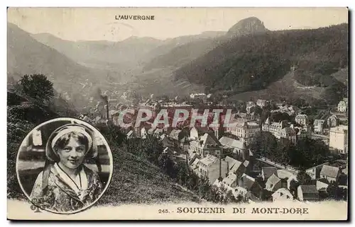 Auvergne Cartes postales Souvenir du Mont Dore