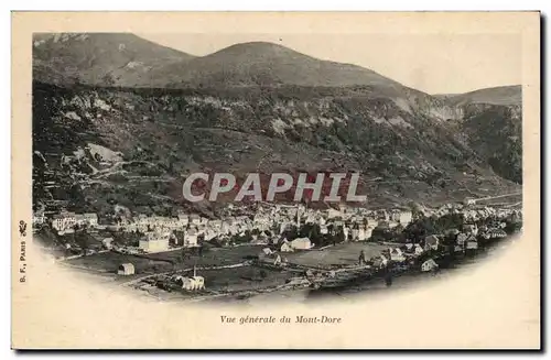 Auvergne Cartes postales Vue generale du Mont Dore