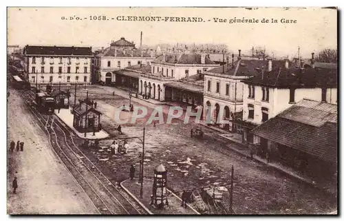 CLermont Ferrand Cartes postales Vue generale de la gare