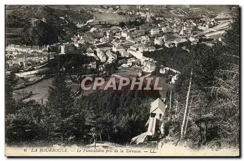 La Bourboule Cartes postales Le funiculaire pris de la terrasse