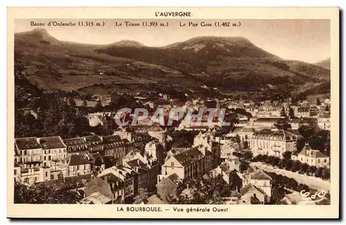 La Bourboule Cartes postales Vue generale Ouest