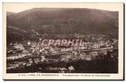 La Bourboule Cartes postales Vue generale Plateau de Charlannes