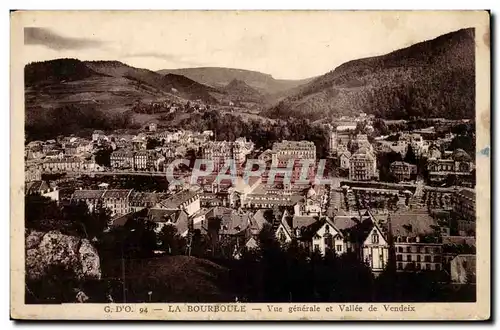 La Bourboule Ansichtskarte AK Vue generale et vallee de Vendeix