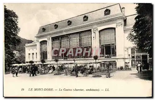 Le Mont Dore Cartes postales Le casino (Jarrier architecte)