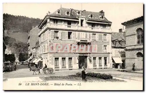 Le Mont Dore - Hotel de Paris - Ansichtskarte AK