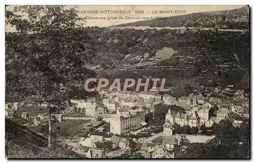 Le Mont Dore - Vue Generale prise du Chemin des Artistes - Cartes postales