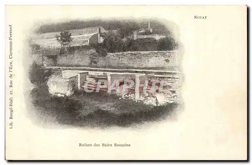 Royat - Ruines des Bains Romaines - Cartes postales