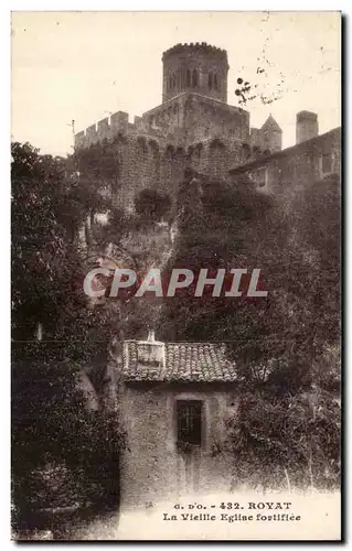 Royat - La Vieille Eglise Eglise fortifiee - Ansichtskarte AK