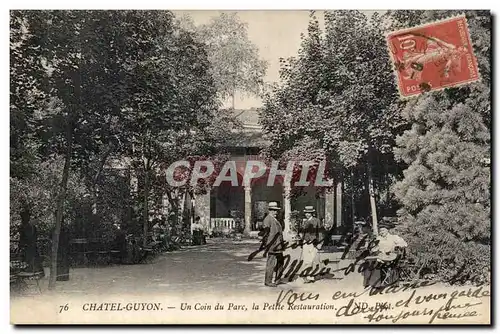 Chatelguyon - Un Coin du Parc la petite Restauration - Ansichtskarte AK