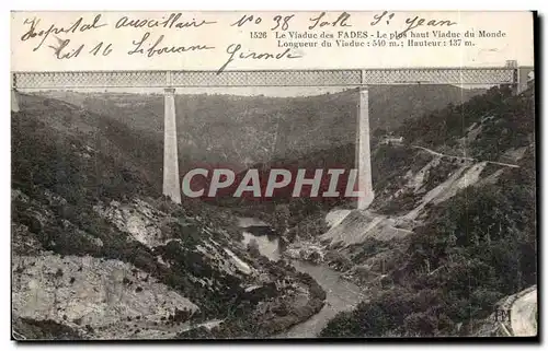 Les Fades - Viaduc ds fades est le plus haut d&#39Europe Cartes postales