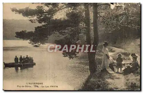 Puy de Dome - Le Lac Pavin - enfant - tear at top - Ansichtskarte AK -