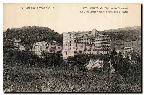 Chatelguyon - Chatel Guyon - Le Continental Hotel et l&#39Hotel des Bruyeres - Cartes postales