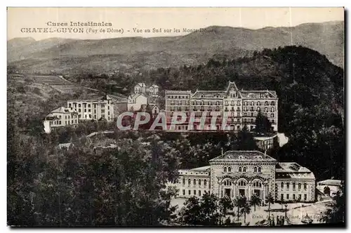 Chatelguyon - Chatel Guyon - Cure Intestinales - Vue au Sud sur les Monts Domes - Cartes postales