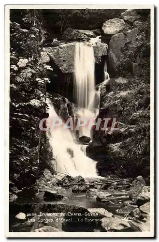 Environs de chatelguyon Ansichtskarte AK Gorges d&#39Enval La cascade