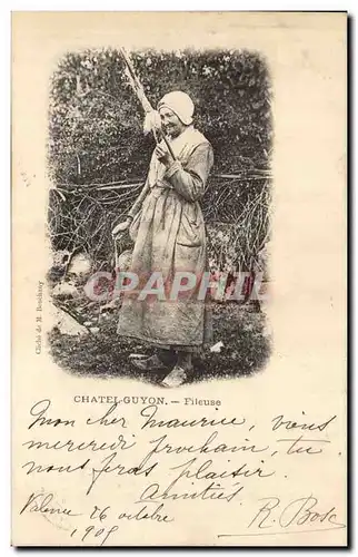 Chatelguyon Cartes postales Fileuse (folklore metiers) TOP